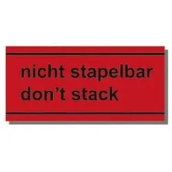 TRANSPAK Hinweisetikett Nicht stapelbar ( 3000265575 )