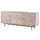 Massivmoebel24 Sideboard Akazie 180 x 75 x 42 cm Weiß