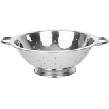 Vogue Gemüseseiher Edelstahl Durchmesser 25,5 cm Silber/Weiß