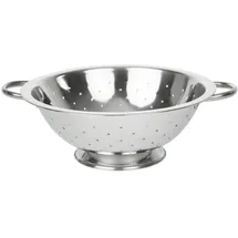 Vogue Gemüseseiher Edelstahl Durchmesser 25,5 cm Silber/Weiß