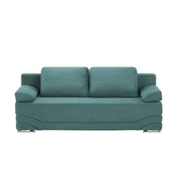 Sofa.de Schlafsofa Venice ¦ türkis/petrol ¦ Maße (cm): B: 202 H: 93 T: 97