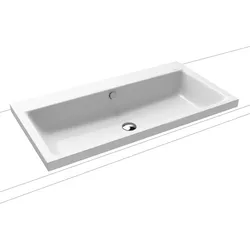 Kaldewei PURO Aufsatzwaschtisch 3155 ohne Hahnlochbohrung, 90 cm