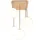 OTTO home Nellin 5 E14 quadratisch beige matt/opal weiß