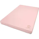 Turnmatte 100 x 70 x 8 cm Fitness pink/beige Weichbodenmatte Jeflex 100 CM