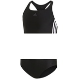 Adidas Fit 3-Streifen Bikini Kinder schwarz/weiß 164