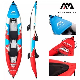 Aqua Marina Kajak mit Luftsitz verstellbarer Lehne Transporttasche Reparaturset und Handpumpe strapazierfähig - versch. Ausführungen