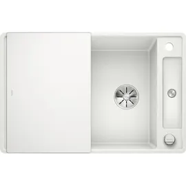 Blanco Axia III 45 S-F weiß + Excenterbetätigung + InFino + Glasschneidbrett