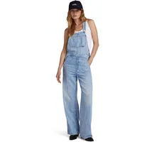 G-Star RAW Damen Straight Leg Latzhose, Blau (sun faded cloudburst D24398-D536-G339), M - M