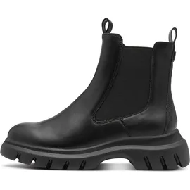 Marco Tozzi Damen Chelsea Boots mit Chunky-Sohle Modern, Schwarz (Black), 39