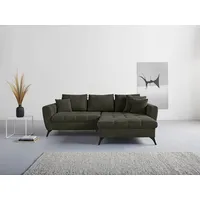 INOSIGN Ecksofa »Lörby L-Form«, Belastbarkeit bis 140kg pro Sitzplatz, auch mit Aqua clean-Bezug grün