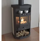 VICTORIA Kaminofen Victoria Taro, schwarz, dauerbrandfähig – 10kW