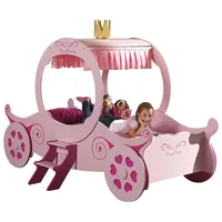 Dream Tree Autobett 90 x 200 cm Prinzessin Kutsche - Rosa