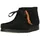 CLARKS Wallabee Boot Herren Schwarz 45