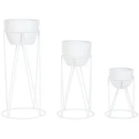 Home esprit Blumentopf Home ESPRIT Weiß Metall Urban 38