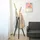 [en.casa] Garderobenständer Laerdal 172 x 49 x 49 cm Schwarz