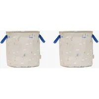 OYOY Aufbewahrungskorb Foxy 32 x 32 cm 2-tlg. beige