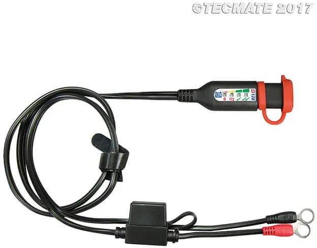 OPTIMATE Battery status monitor voor vaste installatie met oogkabel (nr. 128)