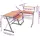 vidaXL Eck-Computertisch Braun 132x112x99 cm Holzwerkstoff