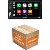 JUST SOUND best choice for caraudio Skoda Roomster & Praktik - Autoradio Radio mit XAV-AX1005DB - 2DIN Bluetooth | DAB+ | Apple CarPlay | USB - Einbauzubehör - Einbauset