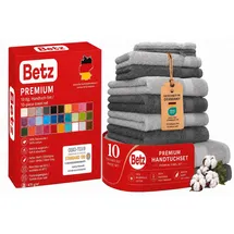 Betz Handtuch Set 10-tlg. grau/silber