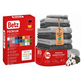 Betz Handtuch Set 10-tlg. grau/silber