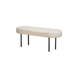 Möbel Kraft Sitzbank Weiß 100 x 38 x 35 cm