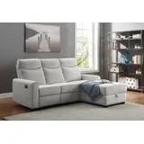 Atlantic Home Collection Ecksofa Gero L-Form«, mit Relaxfunktion und Stauraum, mit Cord-Bezug