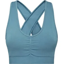 PLEIN SPORT Damen BH LOGO, Hellblau, XXL