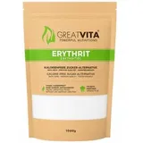 GreatVita Zucker Erythrit, weißer Zucker, lose, Zuckerersatz, 1 kg