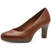 TAMARIS Pumps, Trichterabsatz, Abendschuh, Festtagsschuh in klassischer Form, Gr. 38, cognac used, , 84027862-38