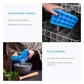 Intirilife 1x Eiswürfelform - 15 Fächern à Gr.: onesize