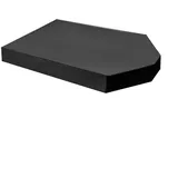 Glomc Sandkastenabdeckung, Bootsförmige Sandkastenabdeckung, wasserdichtes Oxford-Gewebe, Outdoor-Möbelschutz für Kinder, Sandkasten, Garten, Spieltisch, Baldachin, Sonnenschutz, Regenschutz (schwarz)