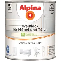 Alpina Weißlack für Möbel und Türen 2 l extra matt