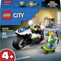 LEGO City Verfolgungsjagd mit dem Polizeimotorrad 60455