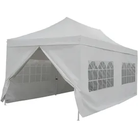 Konifera Faltpavillon Valencia Pro 6 x 3 m inkl. 4 Seitenteile Weiß