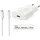Nedis Netzladegerät 20W - GaN - PD3.0 Anzahl der Ausgänge: 1, USB-C, Lightning 8-Pin (Lose) Kabel
