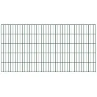 GAH Alberts Doppelstabmattenzaun Set 5 Matten 1,60 x 10 m grün 643836