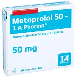 Metoprolol 50-1a Pharma Tabletten 50 St