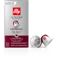 200 ILLY INTENSO Kaffeekapseln aus Aluminium kompatibel mit NESPRESSO