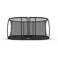 Berg Toys BERG Trampolin Grand Elite InGround 520 x 345 cm Anthrazit + Netz Deluxe XL
