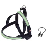Nobby Flash Mesh Hundegeschirr Grün M
