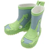 Maximo Gummistiefel Frosch Blau/Grün 21