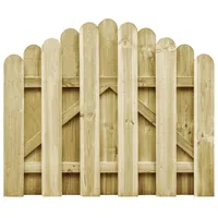 vidaXL Gartentor Imprägniertes Kiefernholz 100x75 cm