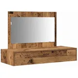 vidaXL Schminktisch mit Speicher Braun 100 x 40 x 70 cm