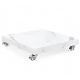 Ampelschirm Schirmständer mit Rollen Beton / Fliesen weiss  120kg  80x80cm