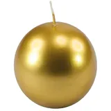 Cereria Di Giorgio Kugelkerzen 6 x 6 x 6 cm 6 St. Gold