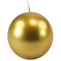 Cereria Di Giorgio Kugelkerzen 6 x 6 x 6 cm 6 St. Gold