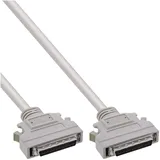 InLine SCSI II Kabel, 50pol Mini Sub-D Stecker / Stecker, 2m