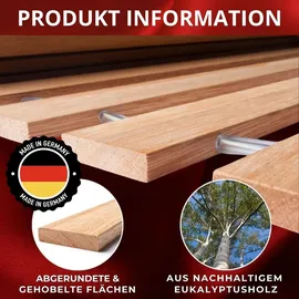 Coemo Rollrost DELUXE naturbelassen 90 x 190 cm