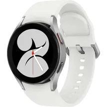Samsung Galaxy Watch4 silver 40 mm BT Sport Band weiß